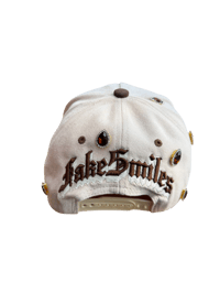 Image 2 of Brown F initial gem stone SnapBack 