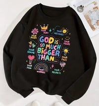 My God Is Big Pullover