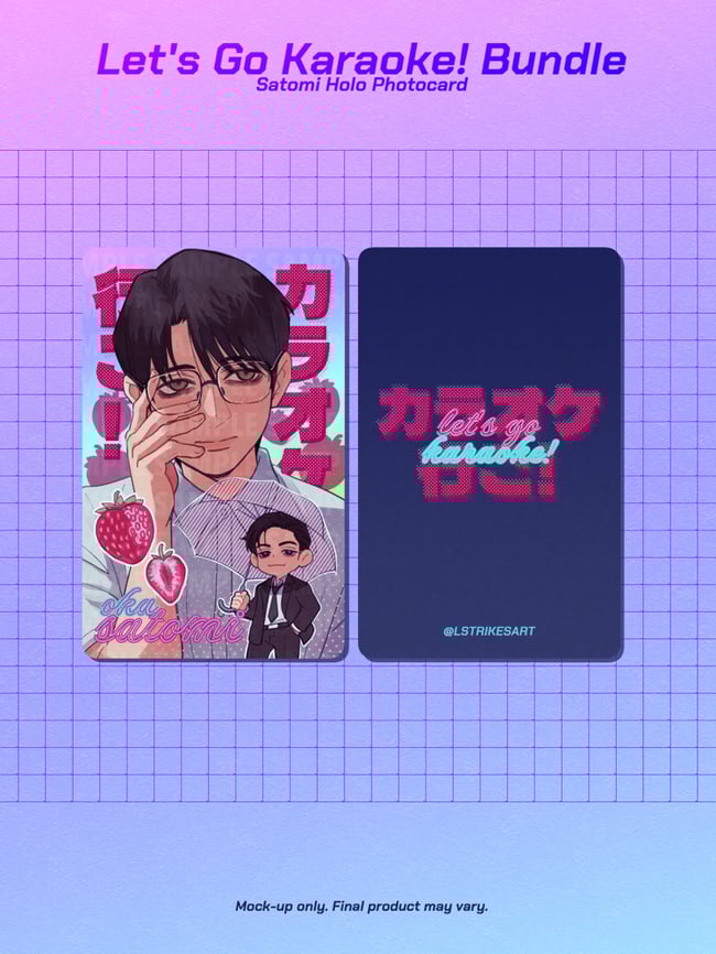 Let's Go Karaoke! Photocards & Standee Bundle