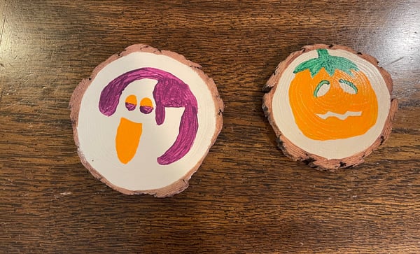Image of Halloween sugar Cookies Set painted Frames