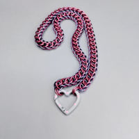 Image 2 of Polka Dot Heart Choker