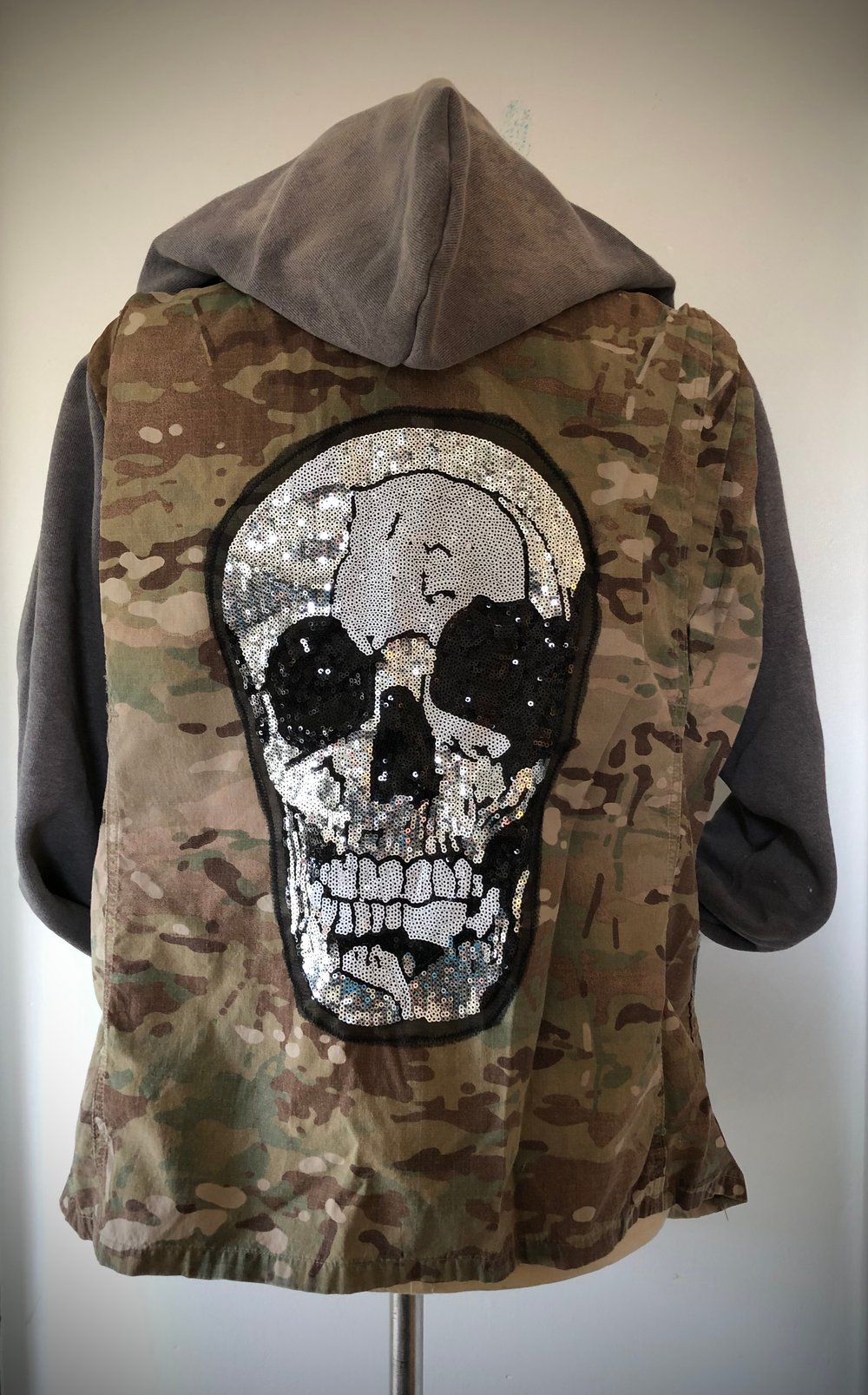 Custom made Camo Meanie.