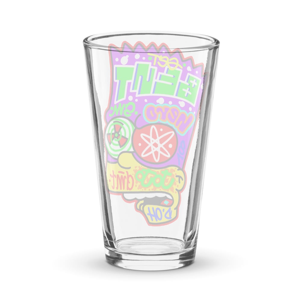 Radioactive Boi Shaker pint glass