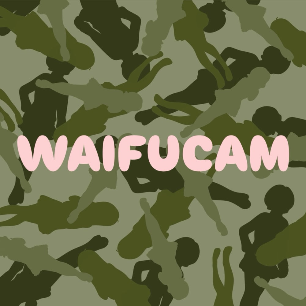 Image of waifucam adhesive stencil