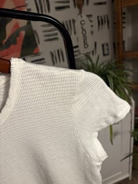 Image 1 of American Ragle white ribbed tee
