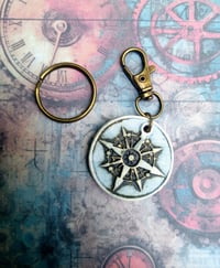 Image 1 of Antique bronze JW.ORG charm/chain