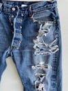 REWORKED STUDDED LEVIS 