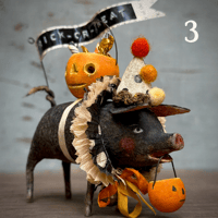 Image 8 of Halloween Spun Cotton Pigs (multiple options available)