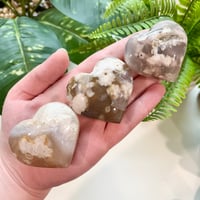 Flower Agate Heart