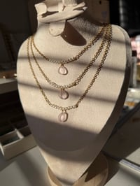 Image 1 of Pink Skies Seaglass Necklace