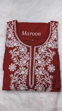 Image 4 of KSV81014-3 Pc Soft Rayon Kurtha Set