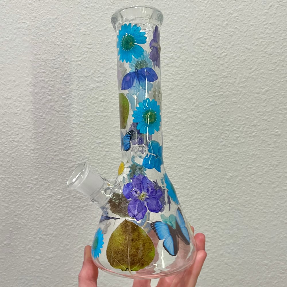Image of blue butterfly 9"