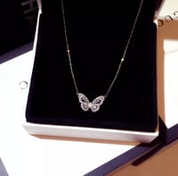 Image 2 of 6 wholesale elegant butterfly necklaces