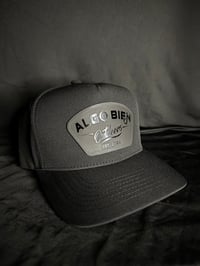 Image 2 of Algo Bien Outdoors - Black w/ Red Underbrim Acrylic 