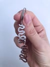 SHINY SNAKE DROP EARRINGS 