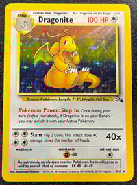 Image 1 of Dragonite (4) - Fossil Unlimited - Moderately Played