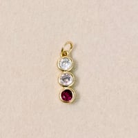 Image 1 of Pink Stone Charm