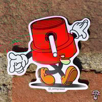NEEDLE TIP WALKER’ STICKER