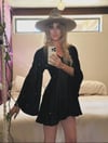 70s Betsey Johnson Alley Cat rare studded angel sleeve dress