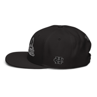 Image 4 of Cedar Hill (Whte/Blck) Snapback Hat