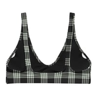 Image 2 of Black Palaka: Recycled Padded Bikini Top