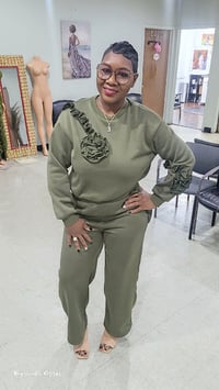 Image 4 of Rose Green Jogger