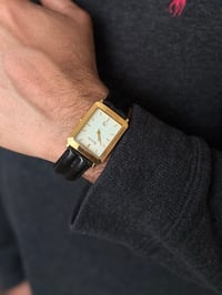 Image 1 of Classic BULOVA Black Leather Men’s / Unisex Watch 