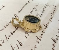 Image 3 of Tiny Black Cat Pendant 