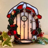 Image 2 of Festive Fairy Door Candle Holder for Princess bratsicle