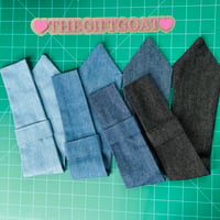 Image 2 of Plain Denim Ties