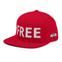 Image 1 of Classic Red FREE Snapback Hat (SS 2025)