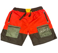 Image 1 of Tech Shorts - Red / Black