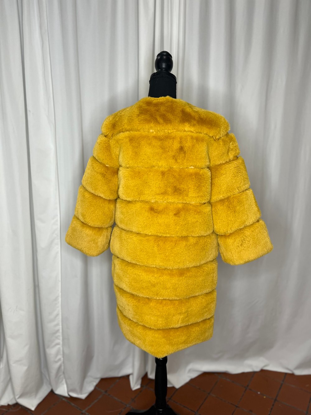 Image of MANGO Faux Fur Coat