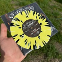 Image 1 of *FMF EXCLUSIVE* Yellow w/ White and Black Splatter 7 INCH - VOLCANO  "NO WAY BACK"