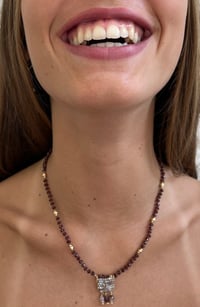 Image 2 of Woven- Moonstone Garnet