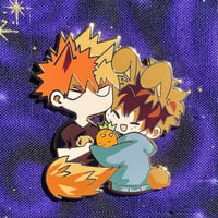 Cutesy BakuDeku Enamel Pin