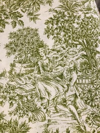 Image 3 of Loneta - Toile de Jouy - Pistacho - 10€/m