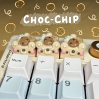 Image 1 of CHOC-CHIP Bear Artisan Keycap