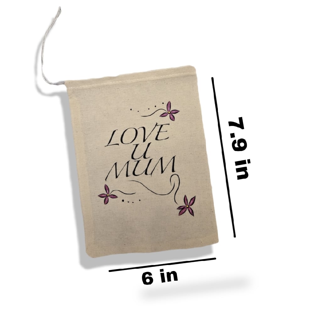 Image of love u mum mini string bag