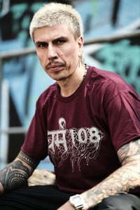 Image 3 of SPIRITUAL STRAIGHT EDGE /Shirt (Maroon/Silver)