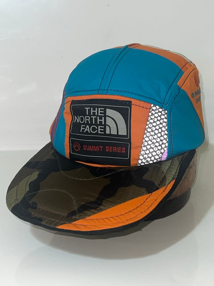 Orange Goretex Camo LongBill Pocket 5-Panel