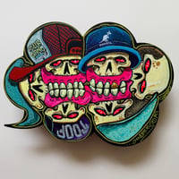 Image 1 of B, Boy bubble skulls