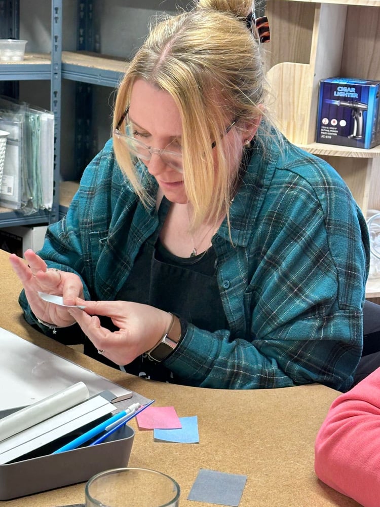 Image of I ❤️Bees Pendant Silver Clay Jewellery Workshop