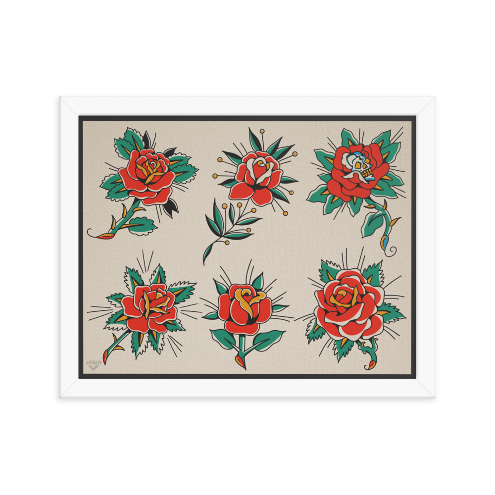 Image of Framed Rose Flash