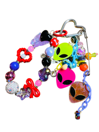 Image 1 of Spacey Keychain/wristlet