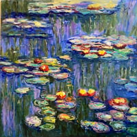 Image 1 of Water Lilies at Dusk 