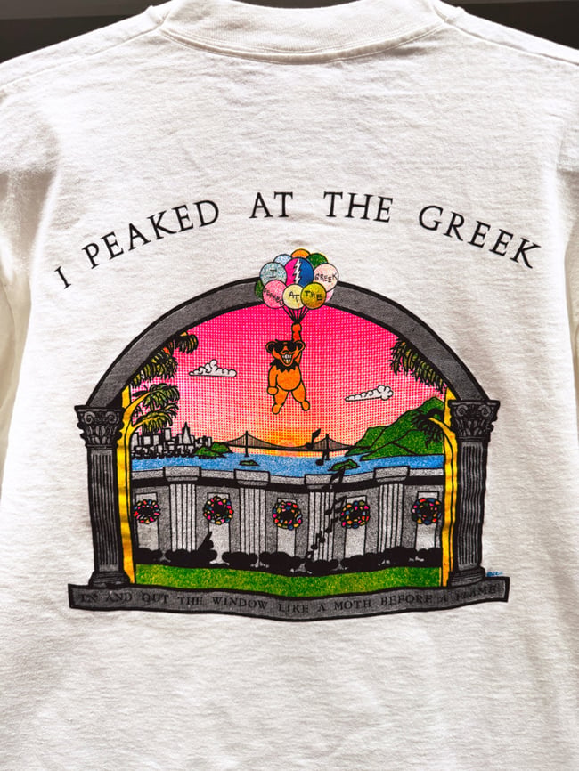 Grateful Dead 1985 ‘Greek Theatre’ Lot T-Shirt - Size L (Never Worn)