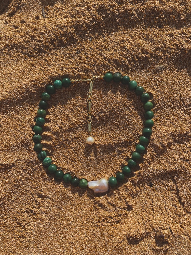 Image of African jade necklace 