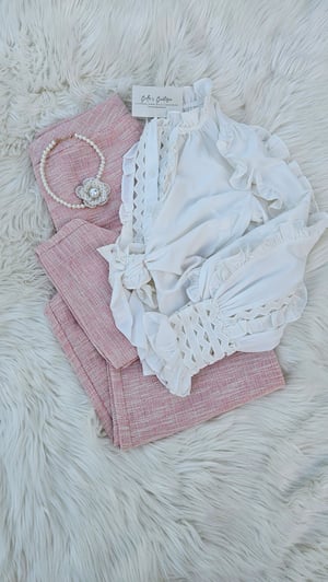 Image of Tweed Flare Pants 