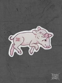 Image 1 of POLYCEPHALY PIGGY sticker